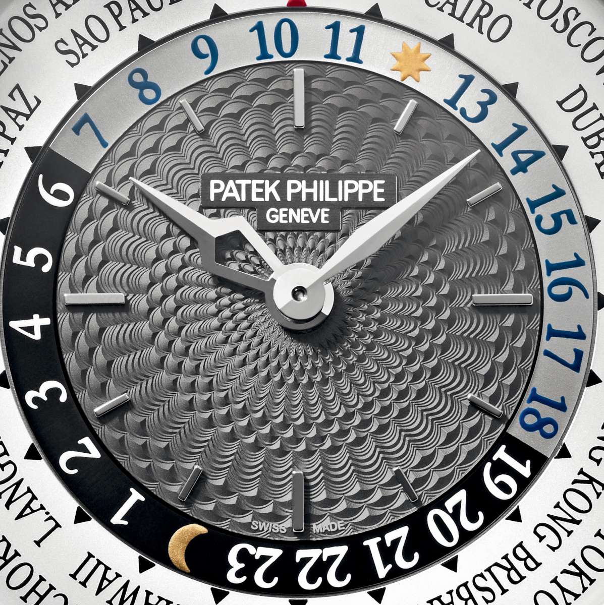 Patek Philippe World Time watch Ref. 5230 guilloché