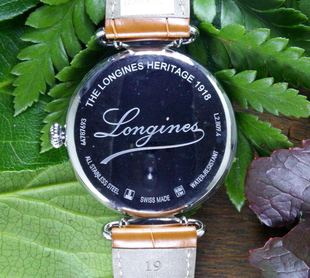 Longines Heritage 1918, reference L2.809.4.23.2/4, 41 mm