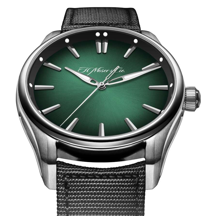 H. Moser & Cie Pioneer Centre Seconds Cosmic Green
