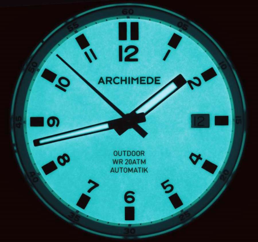 Archimede OutDoor Protect with full lume dial