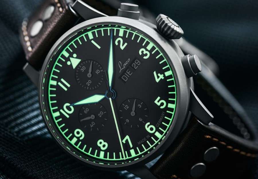 Laco Munchen pilot chronograph